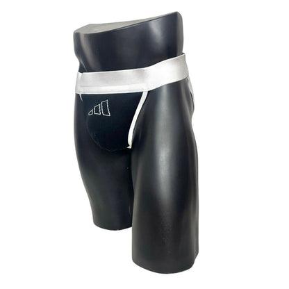 Adidas Sport Outlined Logo Black Socks Jockstrap/Thong