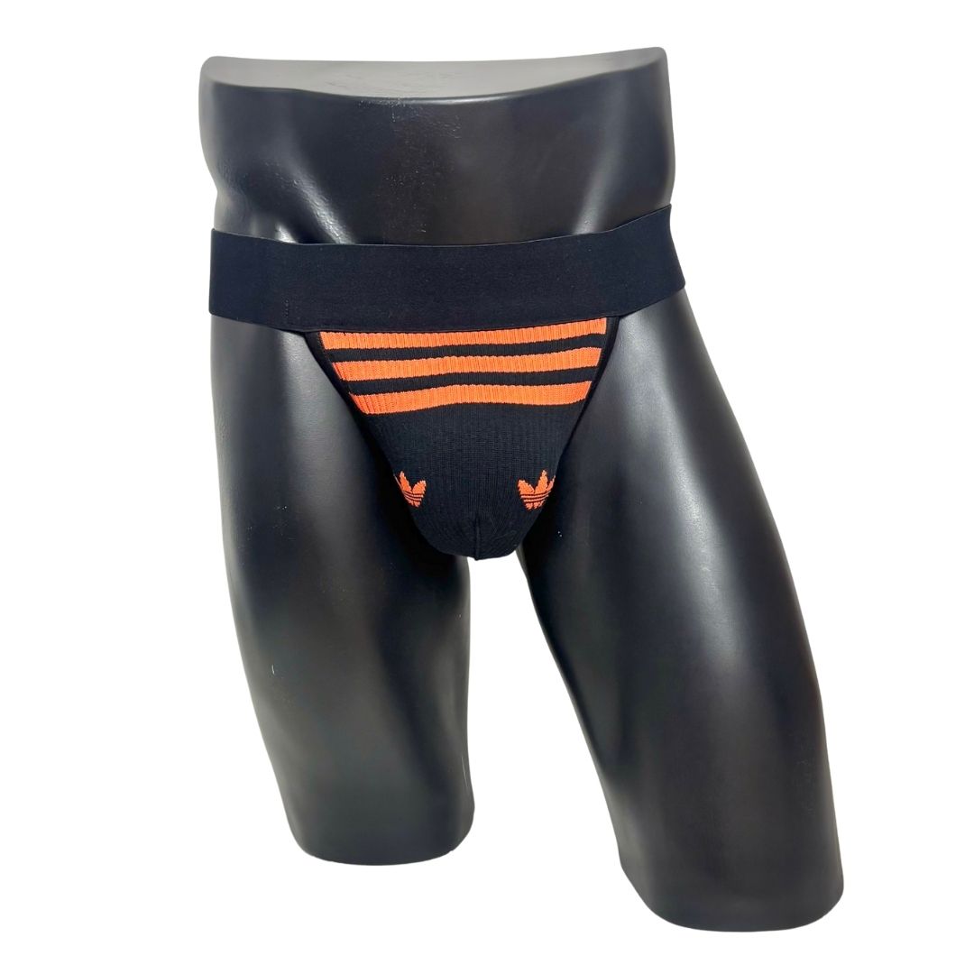 Adidas Originals Orange Socks Jockstrap/Thong