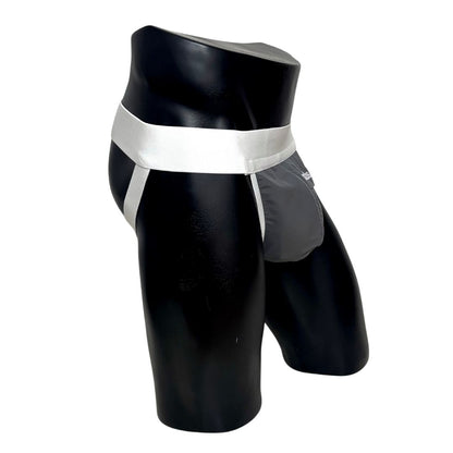 Adidas Originals Side Logo Gray Jockstrap/Thong