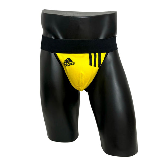 Adidas Sport Logo Yellow Socks Jockstrap/Thong
