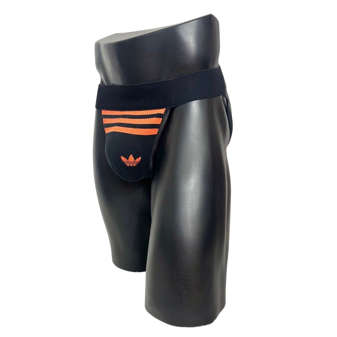 Adidas Originals Orange Socks Jockstrap/Thong
