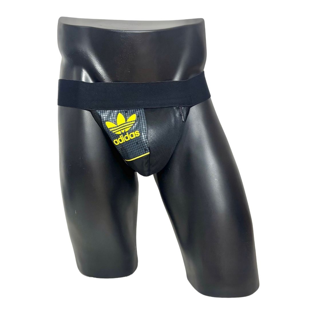 Adidas Originals Yellow/Gray Pocket Jockstrap/Thong