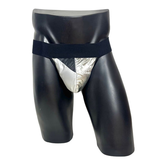 Adidas Originals Side Logo Silver Pocket Jockstrap/Thong