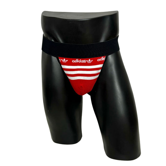 Adidas Originals Red Logo Socks Jockstrap/Thong