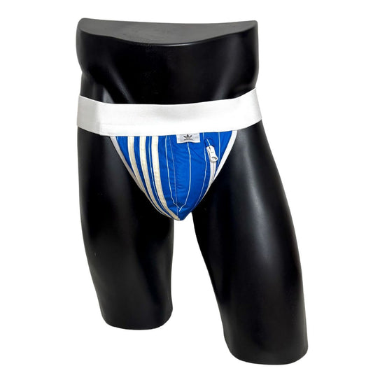 Adidas 3 Stripes Blue Pocket Jockstrap/Thong