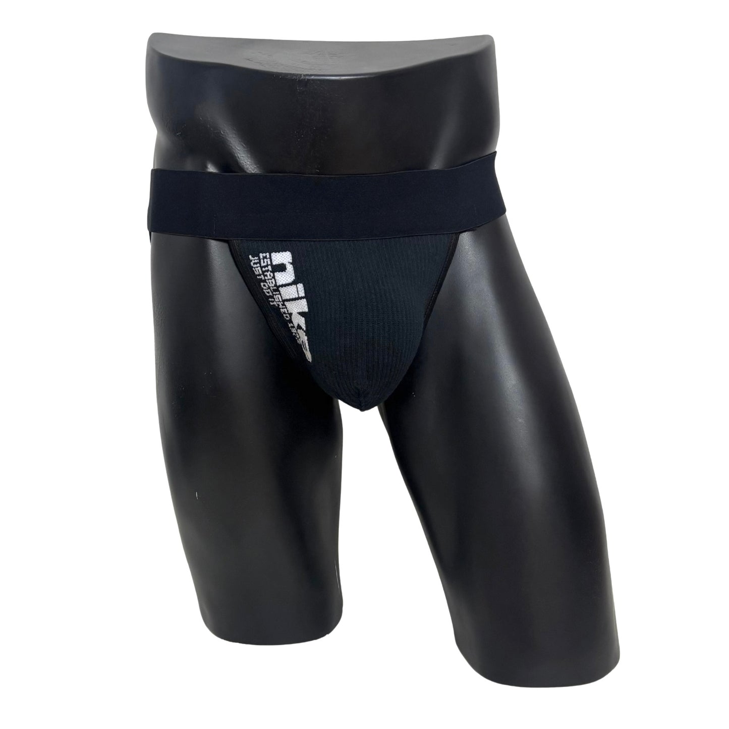 Nike Just Do It Side Logo Black Socks Jockstrap/Thong
