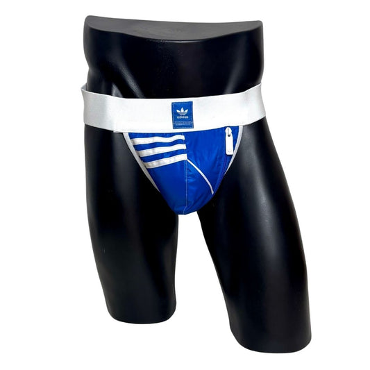 Adidas 3 Stripes Royal Blue Pocket Jockstrap/Thong 4.0