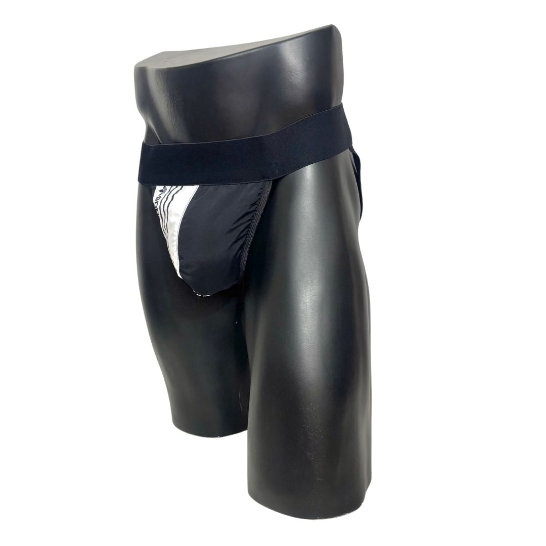 Adidas Originals 3 Stripes Side Logo Black/White Jockstrap/Thong 3.0