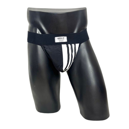 Adidas 3 Stripes Black/White Jockstrap/Thong