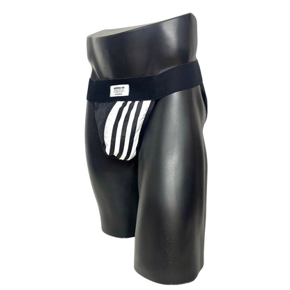 Adidas 3 Stripes Black/White Jockstrap/Thong