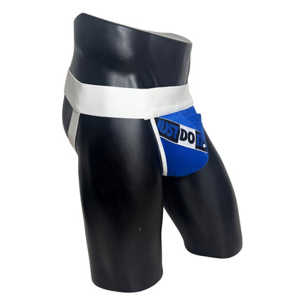 Nike Just Do It Blue Pocket Jockstrap/Thong