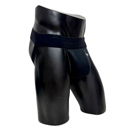 Adidas Originals Logo Black Jockstrap/Thong