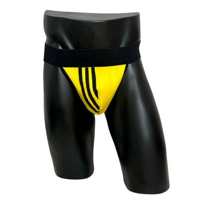 Adidas Originals Three Stripes Yellow Socks Jockstrap/Thong