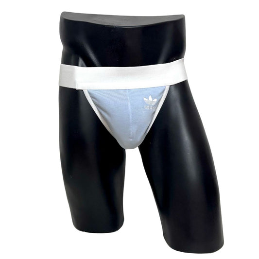 Adidas Originals Basics Logo Sky Blue Jockstrap/Thong