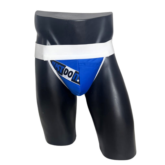 Nike Just Do It Blue Pocket Jockstrap/Thong