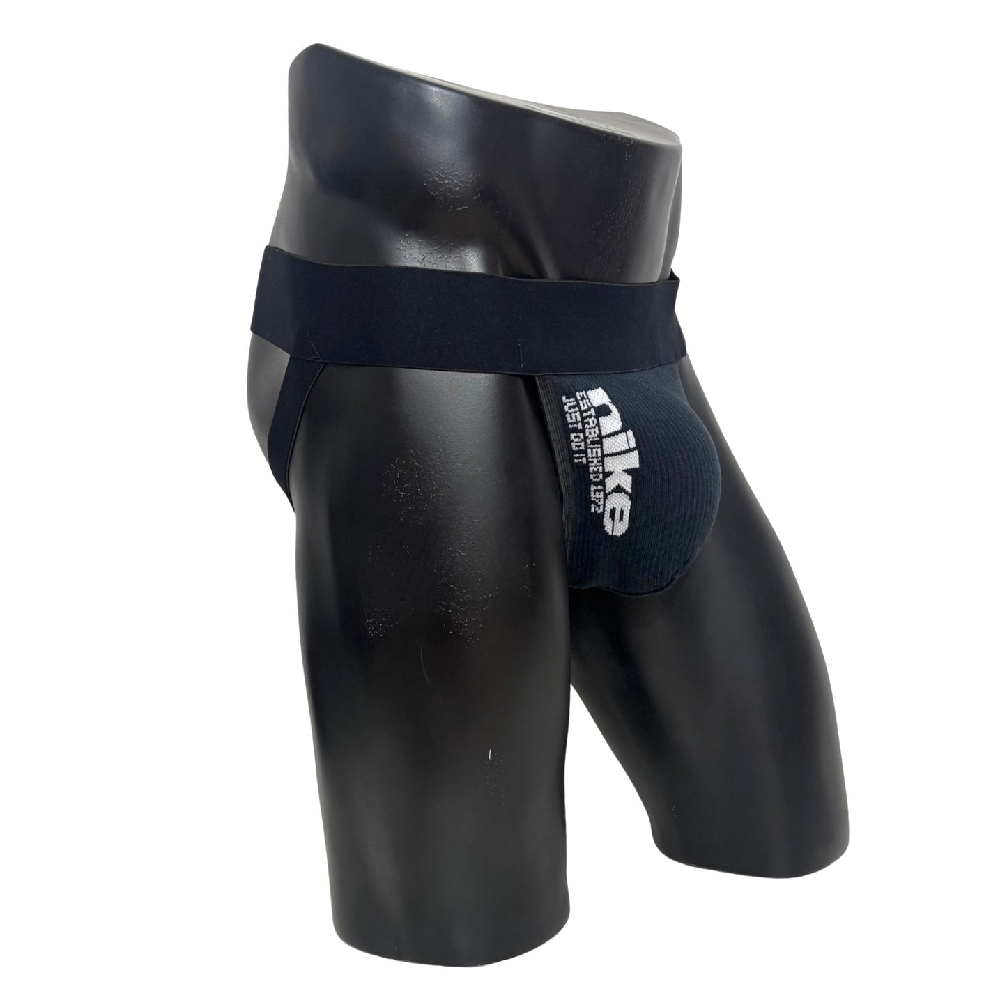 Nike Just Do It Side Logo Black Socks Jockstrap/Thong