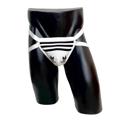 Adidas Originals White Socks Jockstrap/Thong 2.0