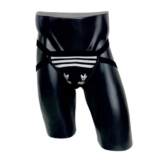 Adidas Originals Black Socks Jockstrap/Thong 2.0
