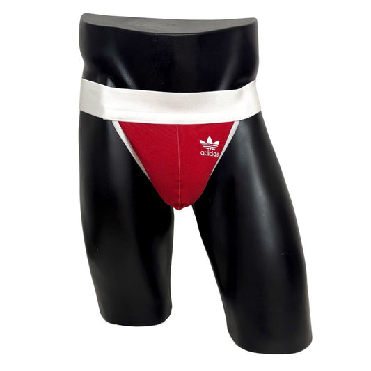 Adidas Originals Basics Logo Red Jockstrap/Thong