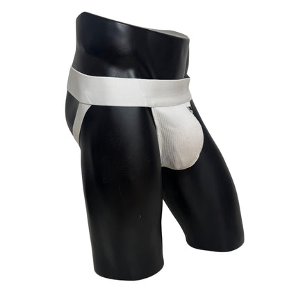 Nike Just Do It Side Logo White Socks Jockstrap/Thong