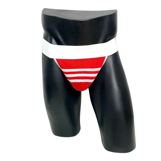 Adidas Originals Three Stripes Red Socks Jockstrap/Thong