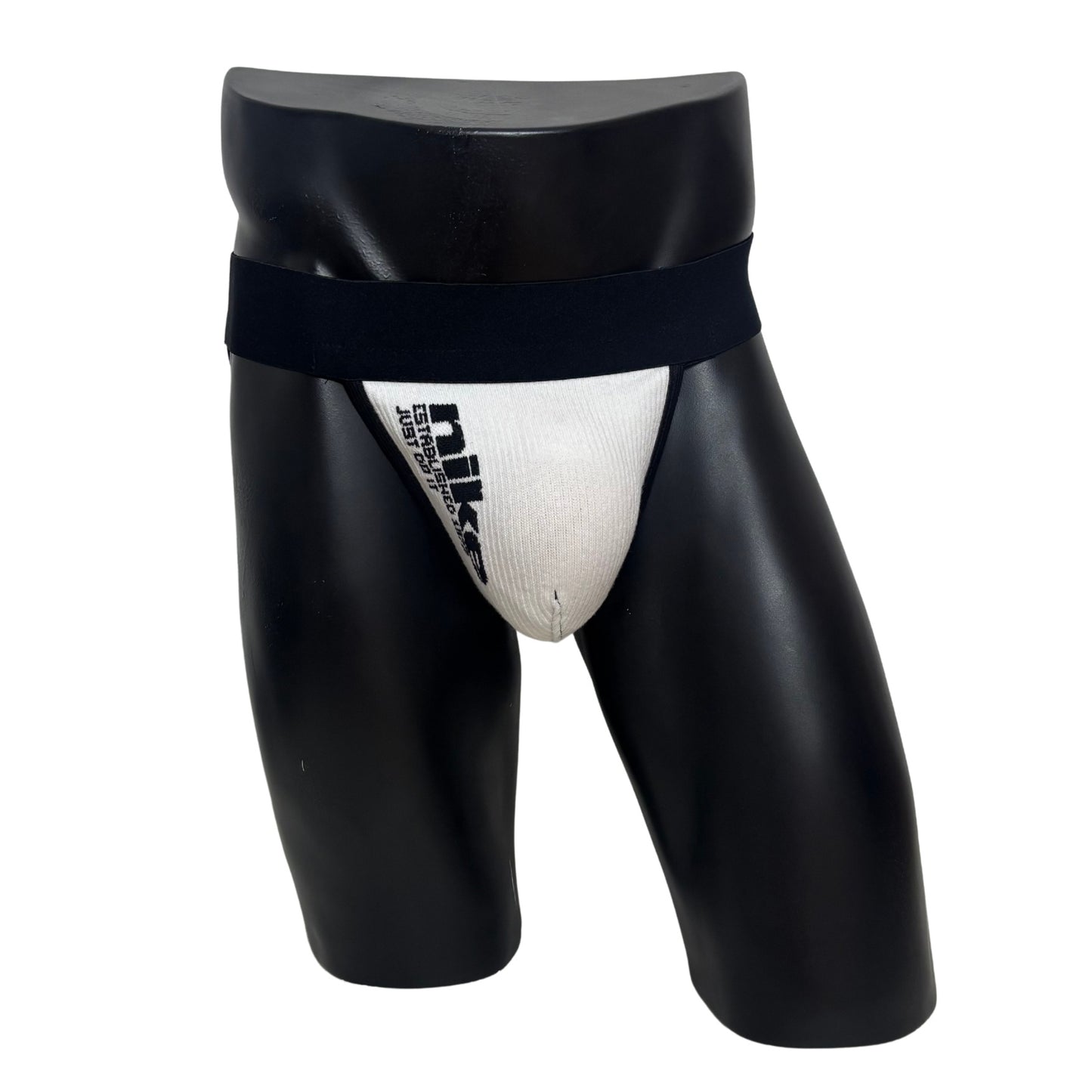 Nike Just Do It Side Logo White Inverse Socks Jockstrap/Thong