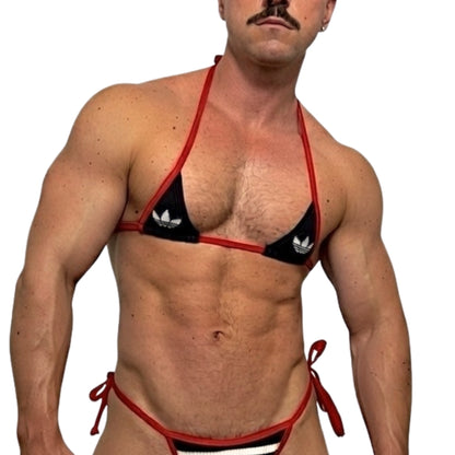 Adidas Originals Black/Red Bro Bra