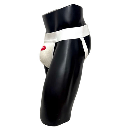 Nike Retro Red and White Swoosh Socks Jockstrap/Thong