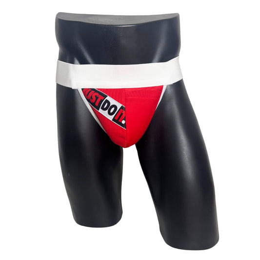 Nike Just Do It Red Pocket Jockstrap/Thong
