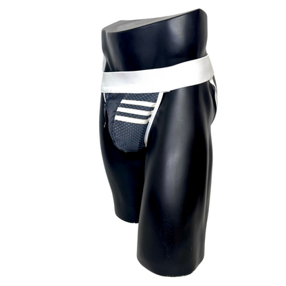 Adidas 3 Stripes Dark Gray Pocket Jockstrap/Thong