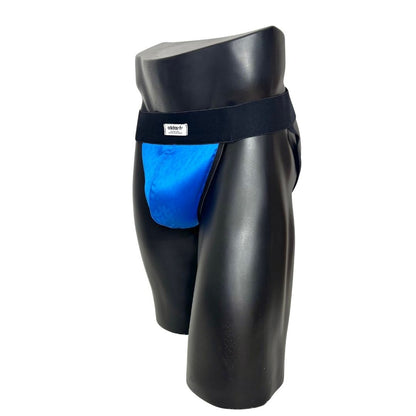 Adidas Glossy Logo All Over Blue Jockstrap/Thong 2.0