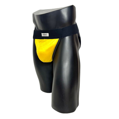 Adidas Glossy Logo All Over Yellow Jockstrap/Thong 2.0