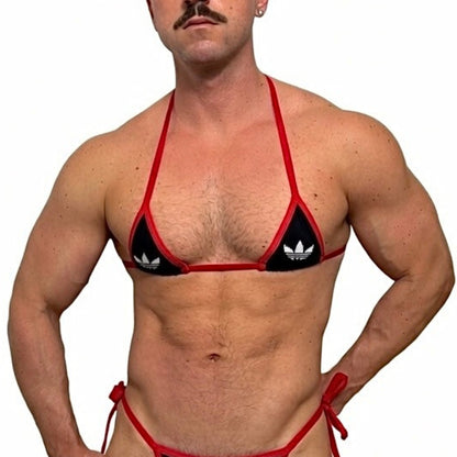 Adidas Originals Black/Red Bro Bra