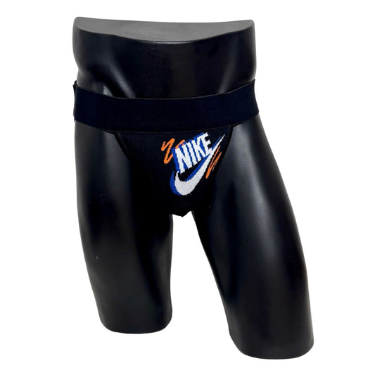 Nike Retro Orange/Blue/White Black Socks Jockstrap/Thong