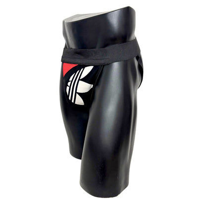 Adidas Originals Side Logo Black/Red Jockstrap/Thong