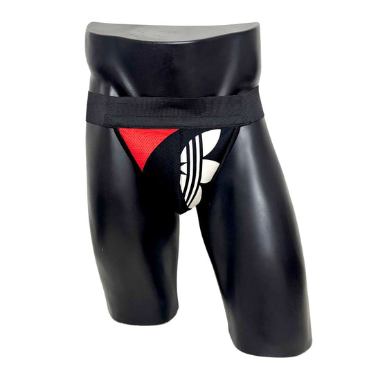 Adidas Originals Side Logo Black/Red Jockstrap/Thong