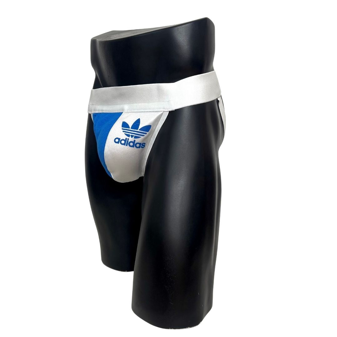 Adidas Originals Blue & White Pocket Jockstrap/Thong