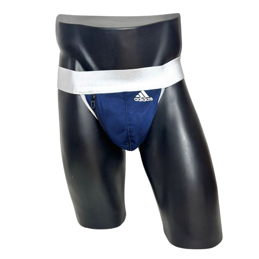 Adidas Sport Logo Dark Blue Pocket Jockstrap/Thong