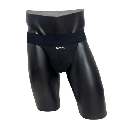 Nike Just Do It Black Socks Jockstrap/Thong