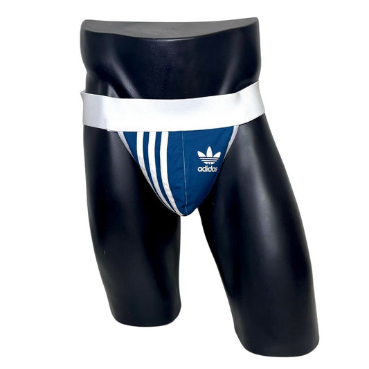 Adidas 3 Stripes Navy Blue Jockstrap/Thong
