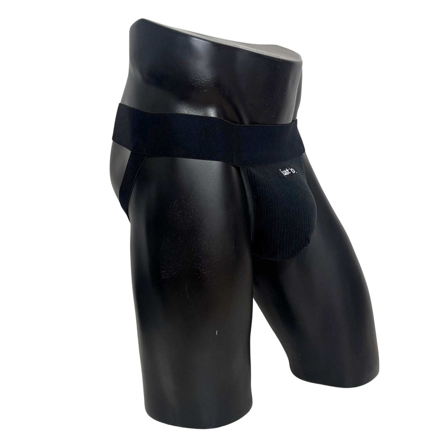 Nike Just Do It Black Socks Jockstrap/Thong