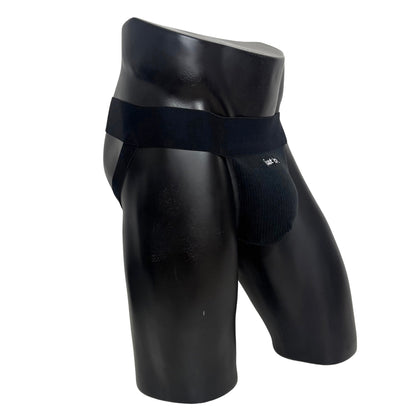 Nike Just Do It Black Socks Jockstrap/Thong