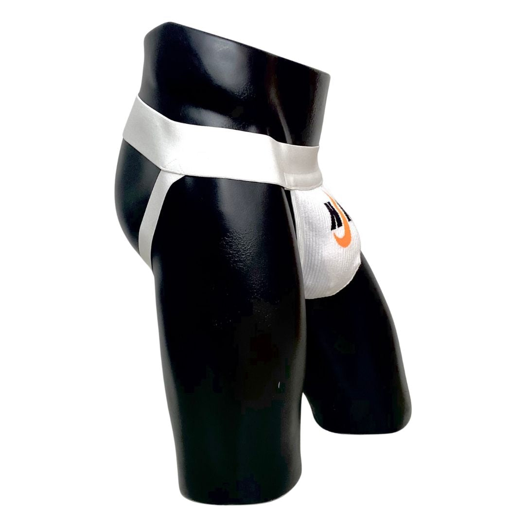 Nike Vintage Orange Swoosh Socks Jockstrap/Thong