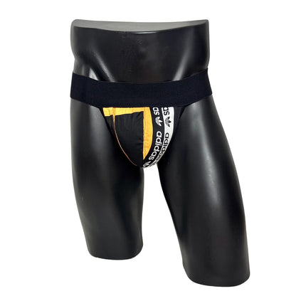 Adidas Originals Logo Yellow/Black Pocket Jockstrap/Thong