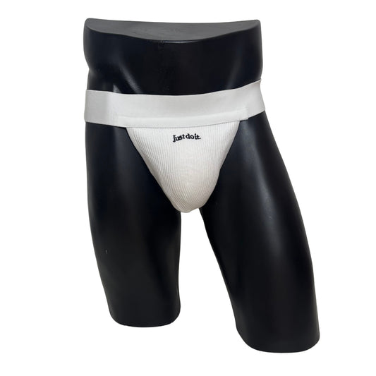 Nike Just Do It White Socks Jockstrap/Thong
