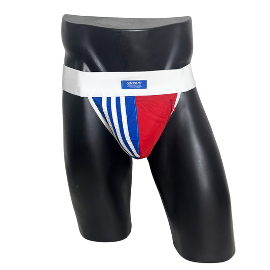 Adidas 3 Stripes Red White and Blue Pocket Jockstrap/Thong
