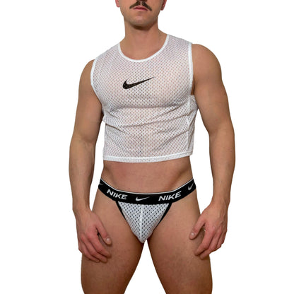 Nike White Mesh Look