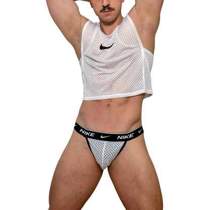 Nike White Mesh Look