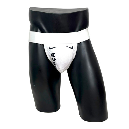 Nike Soccer Barcelona White Socks Jockstrap/Thong