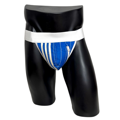 Adidas 3 Stripes Blue Pocket Jockstrap/Thong